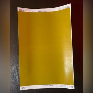 Vintage Pantone by Letraset Letrafilm Color/Tint Overlay 457-A • 20x13”   *RARE*